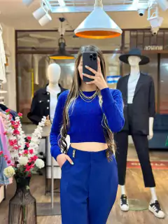 SWEATER AZUL DAMA