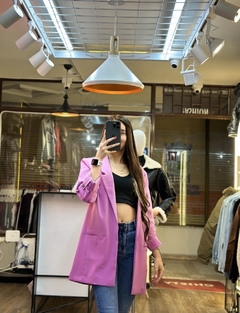 BLAZER LILA OSCURO