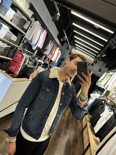 CHAQUETA JEAN AZUL OVEJERA - CHIETY