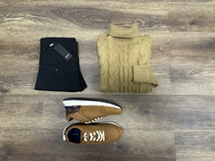 SWEATER IMPORTADO CUELLO TORTUGA BEIGE - comprar online