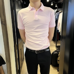 CAMISETA TIPO POLO ROSA SLIM FIT algodón 100 % colombiano en internet