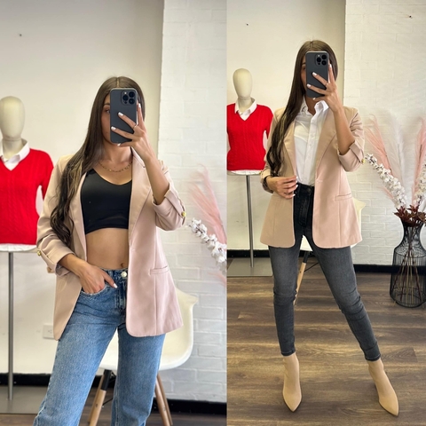 BLAZER DAMA CREMA