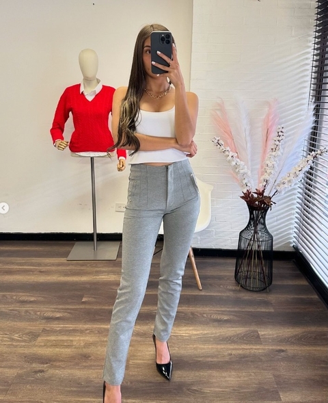 PANTALON GRIS