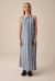 Vestido TANA RAYAS CELESTE - comprar online