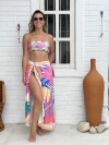 Cropped + pareô abacaxi collor