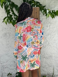 Camisão sem botão, colorido REF 48033 - comprar online