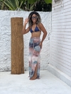 Calça de tule, marmorizado cinza REF 42321
