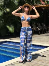 Calça de tule Oceano tropical REF 47401