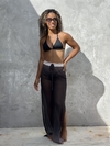 Calça de tule, degradê preto REF 39512