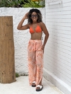 Calça de tule coqueiros laranjas REF 43311