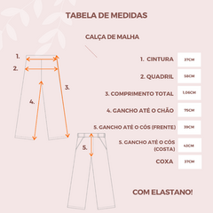 Calça malha Oceano tropical REF 49047 - comprar online