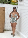 Short malha, com elástico, coqueiros REF 43519