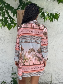 Camisão sem botão, fundo com bananeiras REF 48019