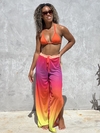 Calça de tule, degradê rosa, lilás e amarelo REF 39529