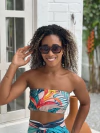 Cropped faixa folhagem neutra REF 39963