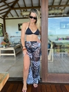 Calça de tule, preta e branca REF 33015