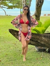 Saída curta de tule, pássaros pretos REF 28868