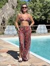 Kit Calça tule Tropicália + Camisão Tropicália + Biquini Tropicália + Vestido verde musgo - comprar online
