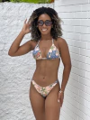Conjunto Biquíni cortininha com calcinha levanta bumbum, arara vermelha REF 45087