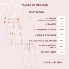 Calça de tule, pássaros azuis REF 33053 - comprar online