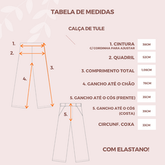 Calça de tule pássaros pretos REF 43342 - comprar online