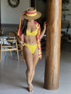 Kimono sedinha folhas amarelas REF 20428