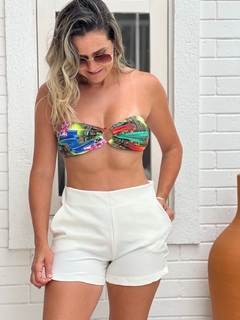 Short alfaiataria branco off REF 41805