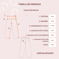 Calça malha Mistérios da Noite REF 50050 - comprar online