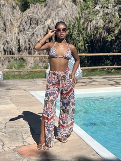 Kit Calça tule Savage + Camisão tule Savage + Biquíni Savage + Vestido Nó Azul Marinho - comprar online