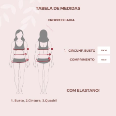 Cropped faixa folhagem verde com fundo azul marinho REF 39857 na internet