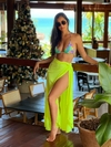 Saia envelope malha verde florescente REF 25782