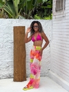 Calça de tule, marmorizado neon REF 42369