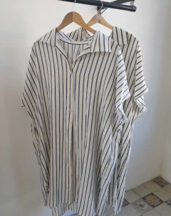 MAXIVESTIDO CAMISERO RAYADO - no lo presto