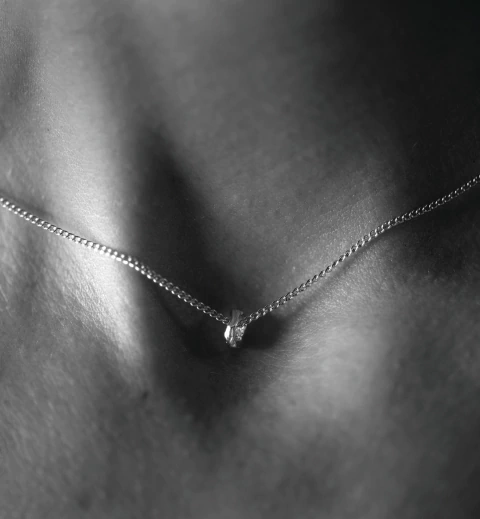 Collar Gotita plata - comprar online