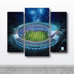 Cuadros Tripticos Irregulares Racing Club #80