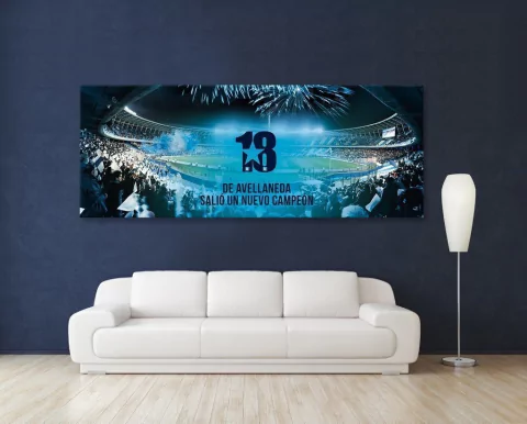 Cuadros Panorámicos Racing Club campeon *18