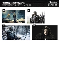 Imagen de Polipticos Game of Thrones