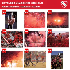 Cuadro Triptico Independiente - comprar online