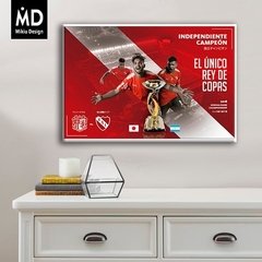 Cuadro Rectangular Independiente - Campeón Copa SURUGA BANK 2018 foto 7