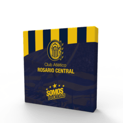 Cuadritos decorativos Rosario Central 15 cm x 15 cm - comprar online