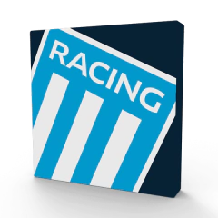 Cuadritos decorativos Racing Club (combo de 8 cuadros de 15x15 cm) - Mikiu Design