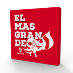 Cuadritos decorativos River 15 x15 cm - comprar online