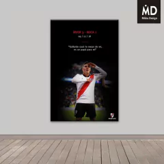 Cuadro Rectangular River Plate Juanfer Quintero