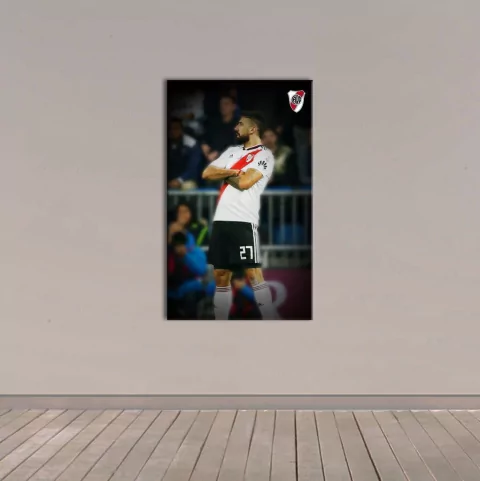 Cuadro Rectangular River Lucas Pratto #88