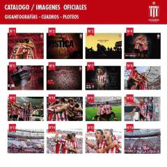 Cuadros Panorámicos Estudiantes de La Plata - comprar online