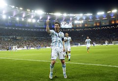 Cuadros Cuadripticos Irregulares Messi - Mikiu Design