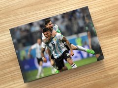 Cuadros Rectangulares Messi y Rojo vs Nigeria - comprar online