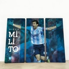 Cuadro triptico de Racing Club - comprar online
