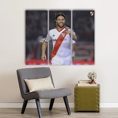 Cuadro Triptico River Plate en internet