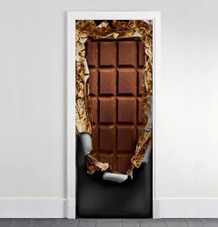 Ploteo Puerta Chocolate - comprar online
